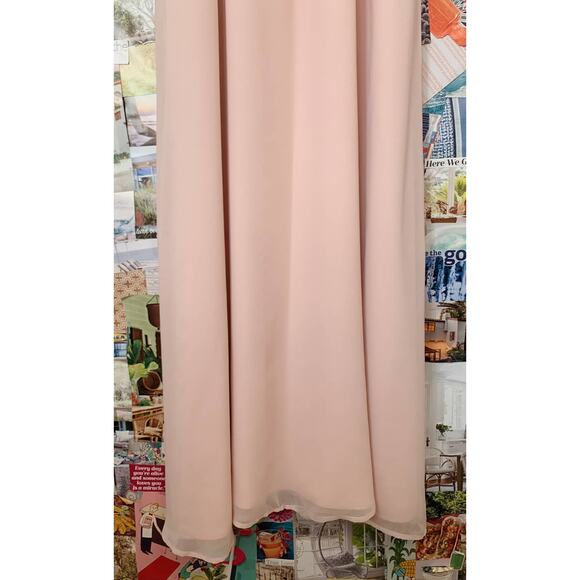 Light Pink Ceremony by Joanna August Dani Formal Evening Gown M - Picture 8 of 11